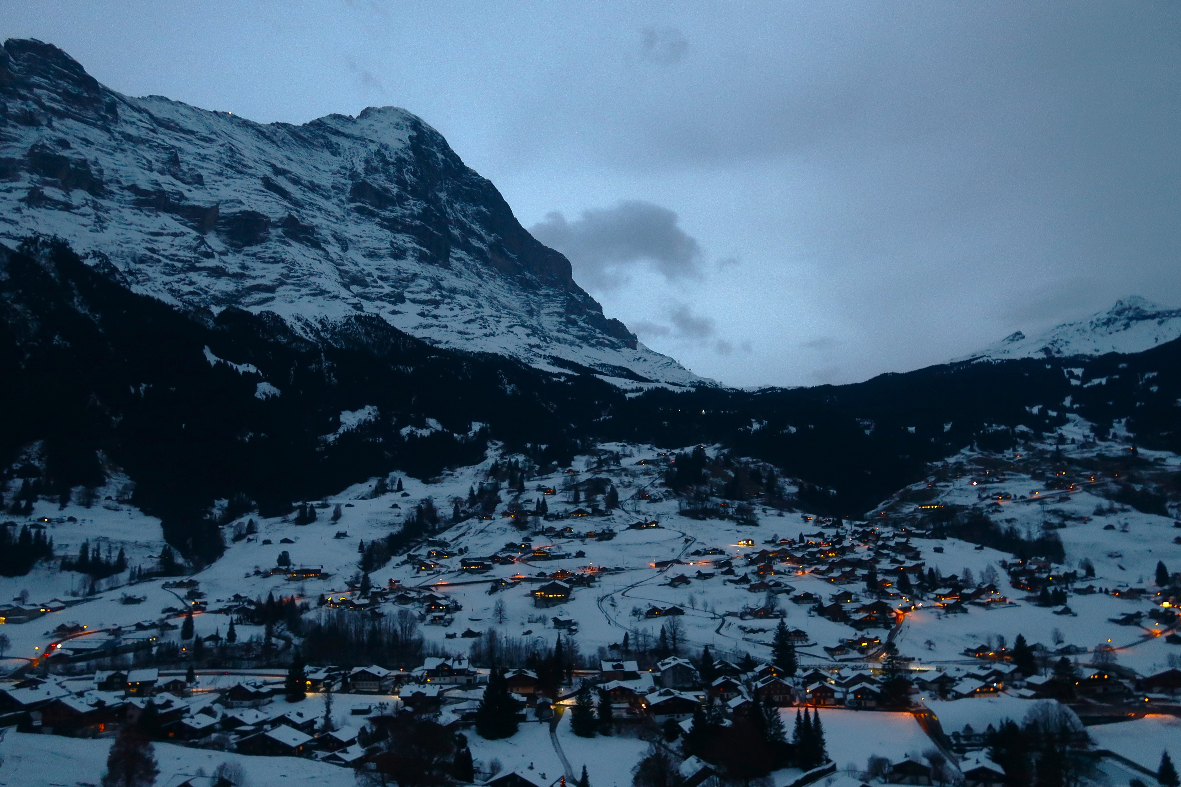 Grindelwald with the Eiger in the background