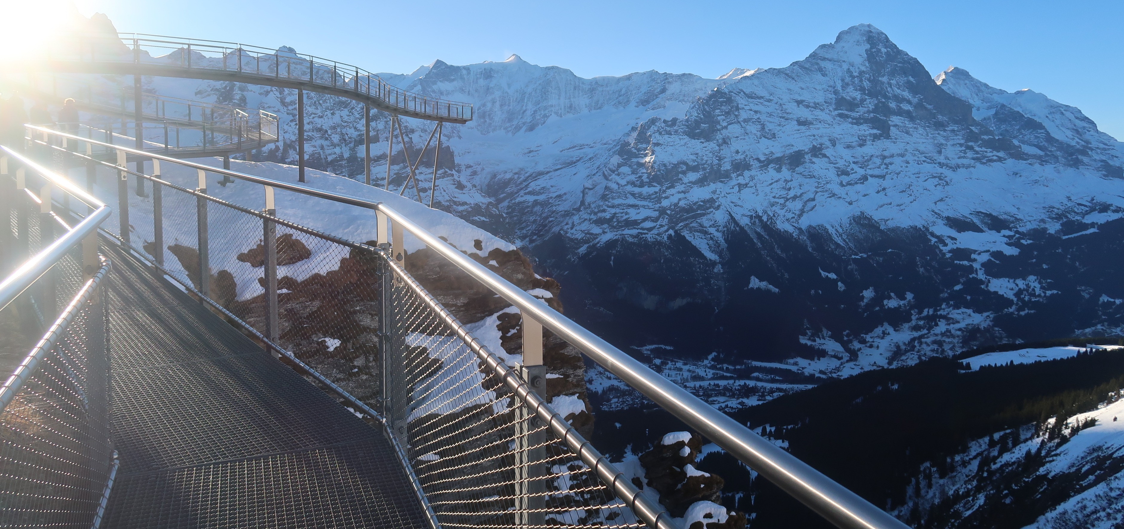 The Tissot First Cliff Walk high above Grindelwald
